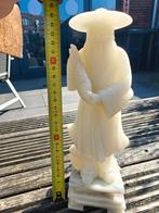 Museumkwaliteit Chinees stenen beeldhouwwerk van visser, Antiek en Kunst, Ophalen of Verzenden