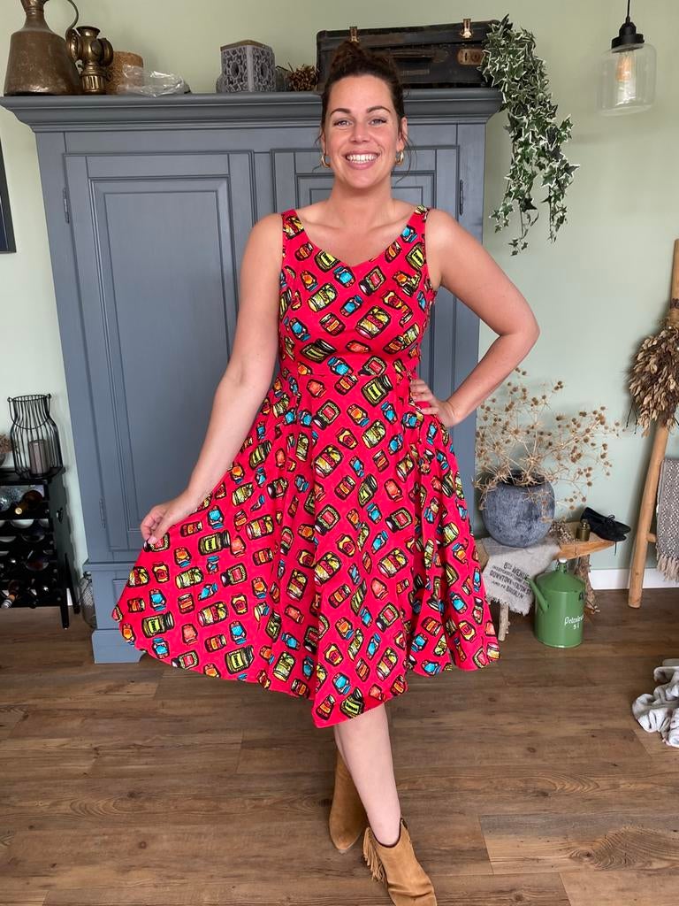 Jurk van Hearts & Roses in maat 36 t/m 46, Kleding | Dames, Jurken, Nieuw, Onder de knie, Ophalen of Verzenden