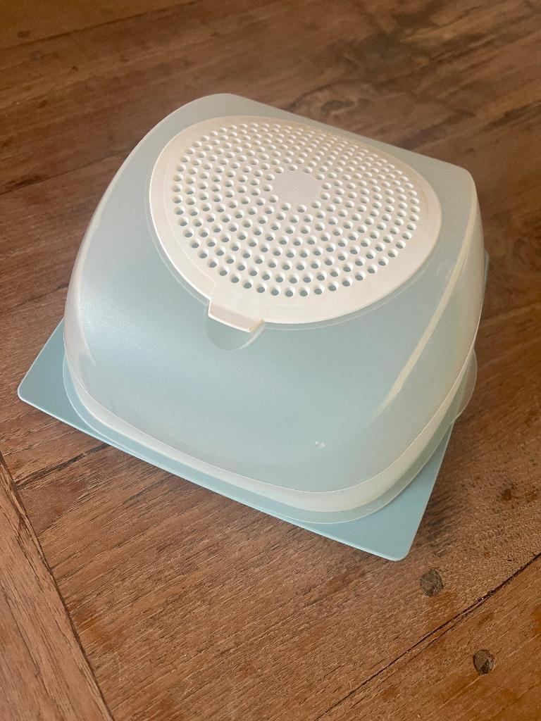 Tupperware kaasdoos, Ophalen of Verzenden, Gebruikt, Blauw, Overige typen