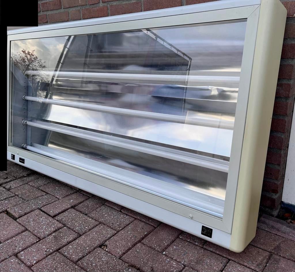 Grote vintage kleurbeoordelingskast Just Normlicht jaren ’90, Ophalen