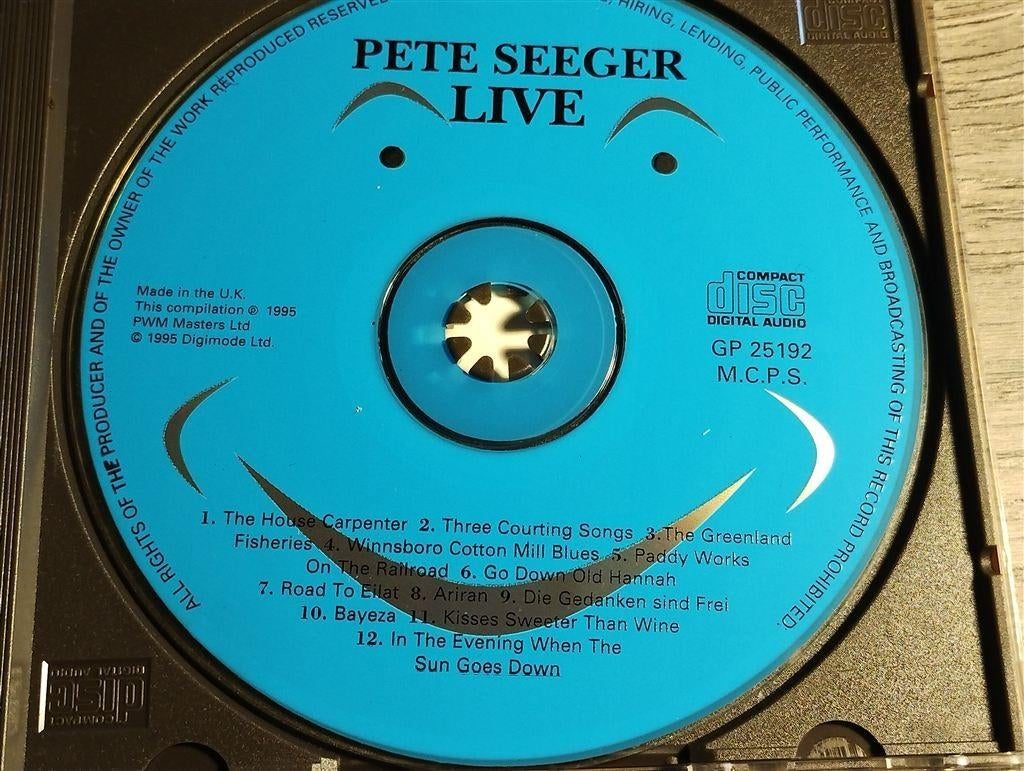 Pete Seeger - Live, Ophalen of Verzenden, Zo goed als nieuw
