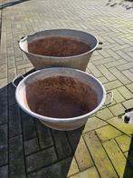 Zinken teil / Bloembak, Ophalen, Metaal, 30 tot 60 cm, 60 tot 100 cm