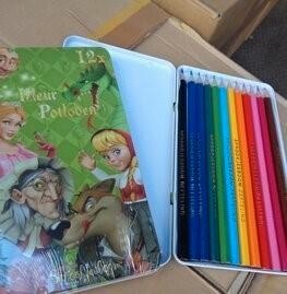 PARTIJ EFTELING SPROOKJESBOOM KLEURPOTLODEN BLIKJE, Diversen, Rommelmarktspullen, Nieuw, Ophalen of Verzenden