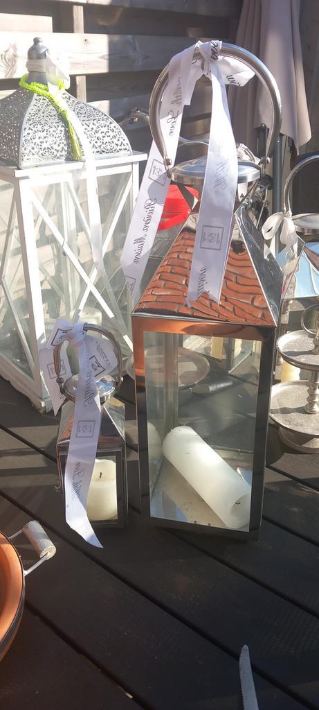 Lantaarn van Beliani, Huis en Inrichting, Woonaccessoires | Overige, Gebruikt, Ophalen of Verzenden