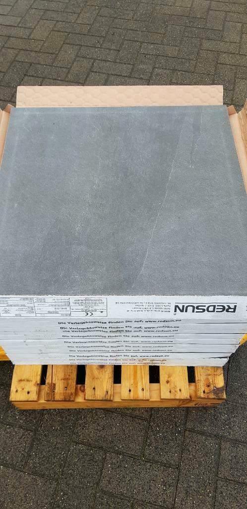 5x Keramische tegels 60x60x3 Antraciet te koop, Tuin en Terras, Tegels en Klinkers, Nieuw, Terrastegels, Keramiek, Minder dan 5 m²