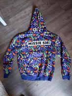 Unieke Missie 538 Hoodie - Paars met print. Maat L, Kleding | Heren, Ophalen of Verzenden, Gedragen, Missie 538