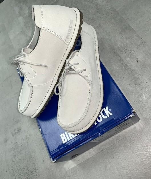 Birkenstock Utti Lace-Uniseks Veter-Mocassin - OffWhite - 40, Verzenden, Wit, Nieuw, Espadrilles of Moccasins
