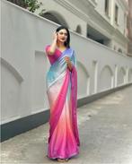 Bollywood Indiase Saree - Alia Stijl - Zonder Blouse, Ophalen of Verzenden, Nieuw
