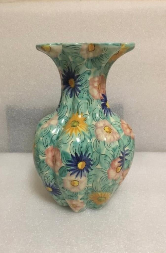 Italiaanse bloemenvaas, Ophalen, Gebruikt, Overige kleuren, Aardewerk of Porselein