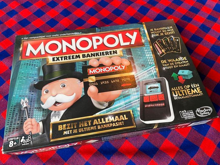 Monopoly Extreem Bankieren met pinpas - Zo goed als nieuw, Hobby en Vrije tijd, Gezelschapsspellen | Bordspellen, Zo goed als nieuw