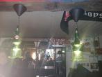 4 Grolsche Lampjes - Unieke Verlichting voor Horeca/Thuisbar, Huis en Inrichting, Ophalen of Verzenden, Gebruikt, Industrieel, Vintage, Horeca, Bar