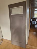 Binnendeur jaren 30 paneeldeur, Doe-het-zelf en Verbouw, Deuren en Horren, Ophalen, Gebruikt, Binnendeur, Glas