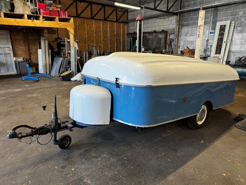 Falter FAWOBOO/plooicaravan  vouwcaravan 1968 boot, Caravans en Kamperen, Vouwwagens, Blauw, Tot en met 2, Aanwezig, X