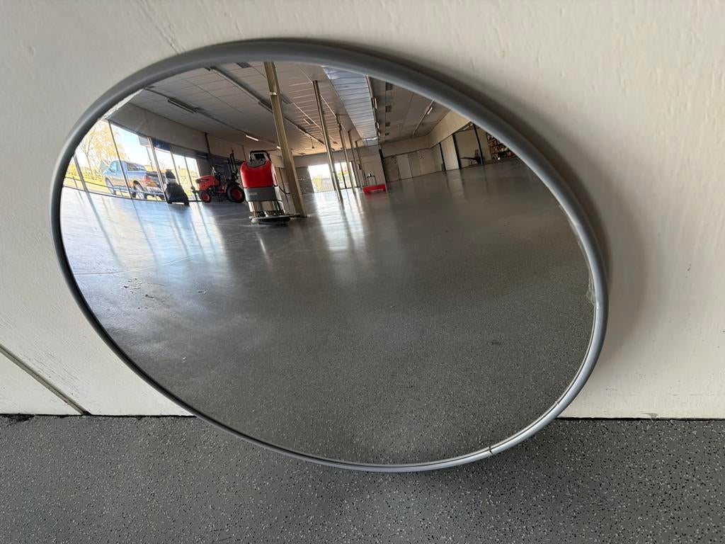 Verkeersspiegel / Veiligheidsspiegel - Rond doorsnede 60cm, Ophalen of Verzenden, Gebruikt