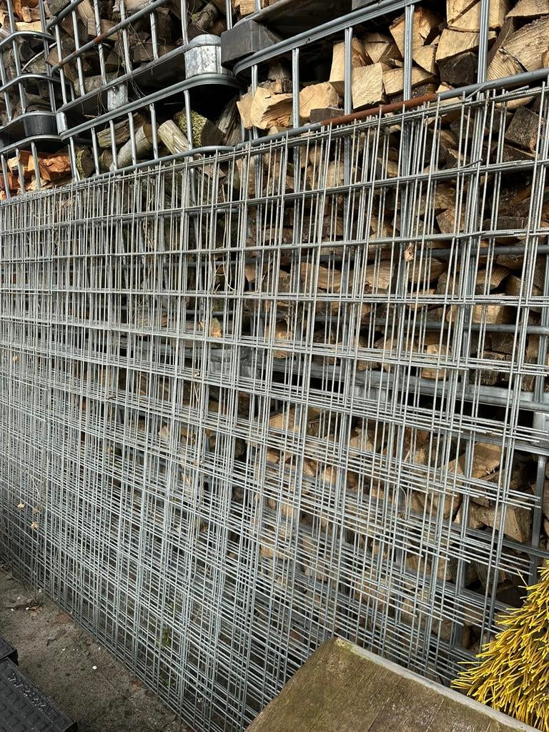 Bouwstaalmatten bouwstaalmat gegalvaniseerd, Tuin en Terras, Gaas en Draad, Ophalen, Zo goed als nieuw, Minder dan 10 meter
