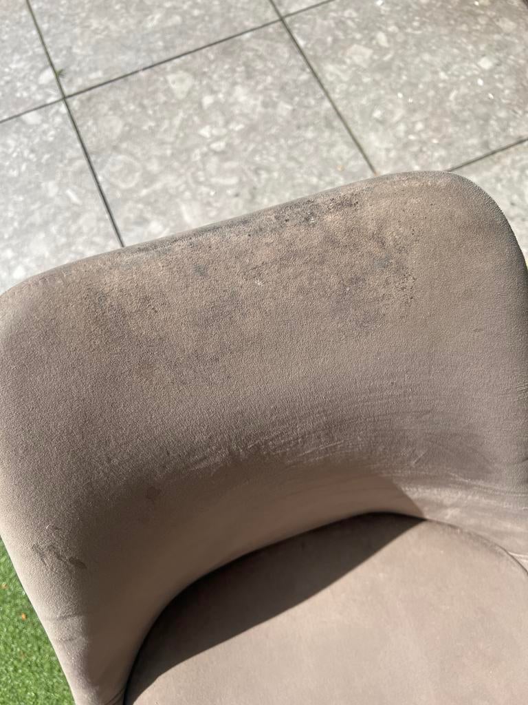 3 taupe eetkamerstoelen - gebruikt, Ophalen, Gebruikt, Overige kleuren, Drie