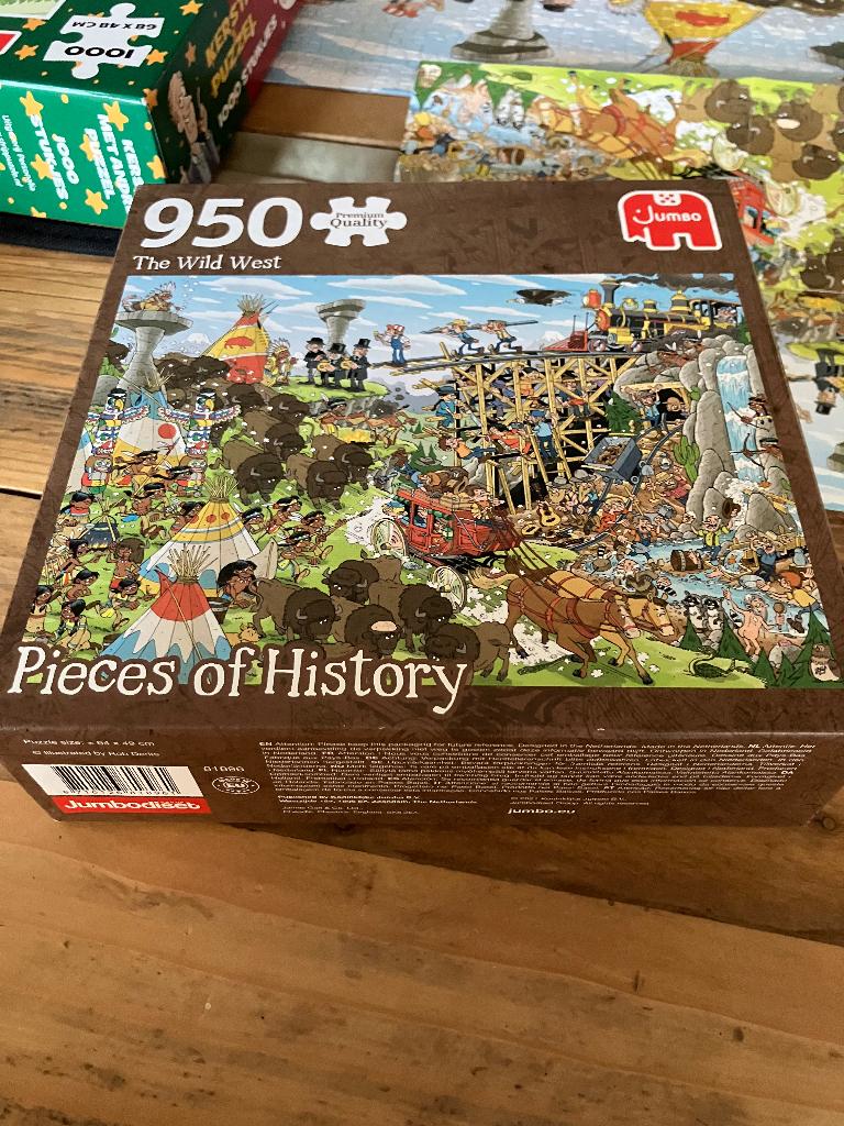 Pieces of History The Wild West Puzzel, Hobby en Vrije tijd, Denksport en Puzzels, Ophalen of Verzenden, 500 t/m 1500 stukjes