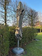 Grote parasol 400x400 met voet - Gebruikt, Ophalen, Gebruikt, 3 tot 4 meter, Stokparasol