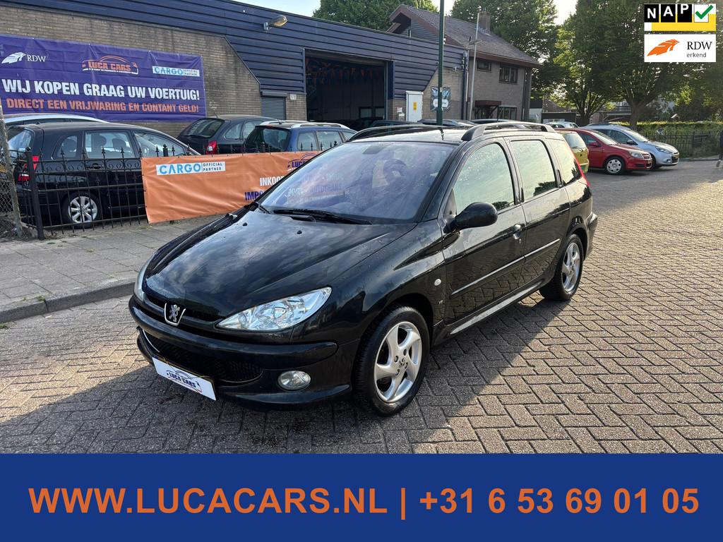 Peugeot 206 SW 1.6-16V XS-line, Auto's, Voorwielaandrijving, 15 km/l, 4 cilinders, Zwart