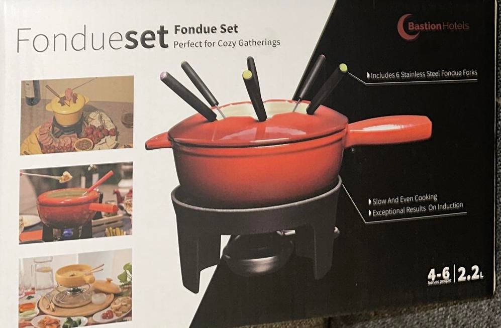 Fondue pan, Ophalen of Verzenden, Zo goed als nieuw, 4 t/m 7 personen