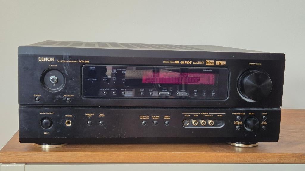 Denon Digitale Versterker Receiver AVR-1803, Audio, Tv en Foto, Versterkers en Receivers, Ophalen, Gebruikt, Denon, 120 watt of meer