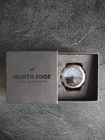 North Edge Sporthorloge RVS - Zo goed als nieuw, Zwart, North Edge, Ophalen of Verzenden, Zo goed als nieuw