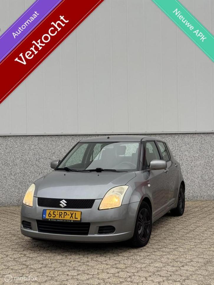 Suzuki Swift 1.5 GLS Automaat/ Airco / Nieuwe APK, Auto's, Suzuki, Bedrijf, Swift, ABS, Airbags, Airconditioning, Alarm, Centrale vergrendeling