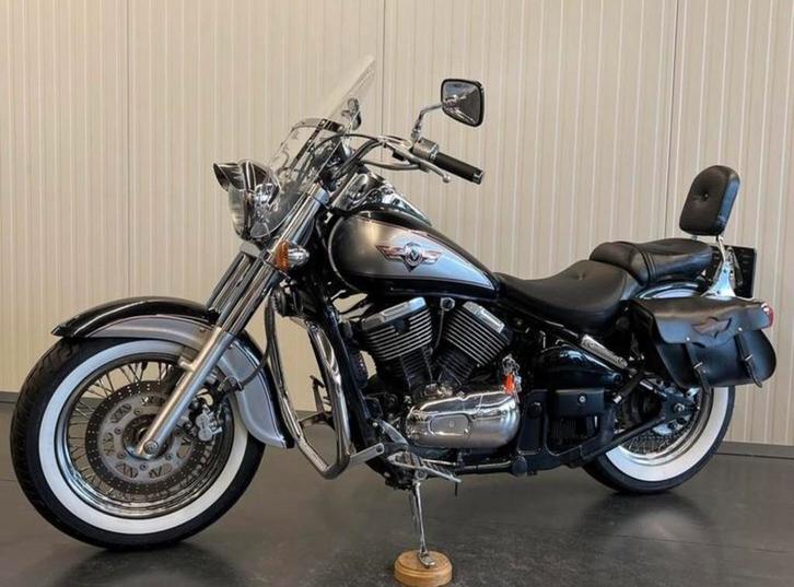 Kawasaki VN 800 classic (grijs zwart), Motoren, Motoren | Kawasaki, Particulier, Chopper, Ophalen