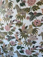 Vliesbehang 18522 Flora Cristiana Masi - Jungle Dierenprint, Ophalen of Verzenden, Wit