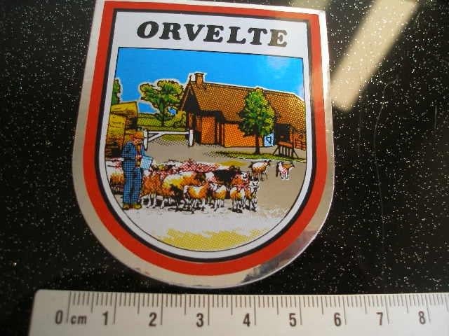 folie sticker orvelte schapen schaap kudde schaapsherder, Verzenden, Zo goed als nieuw, Overige typen