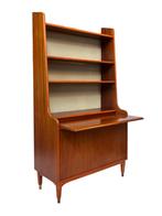 Vintage Zweeds Wandmeubel Boekenkast Jaren 60 Design, Ophalen, Gebruikt, Vintage Wandkast, Vintage Wandkast