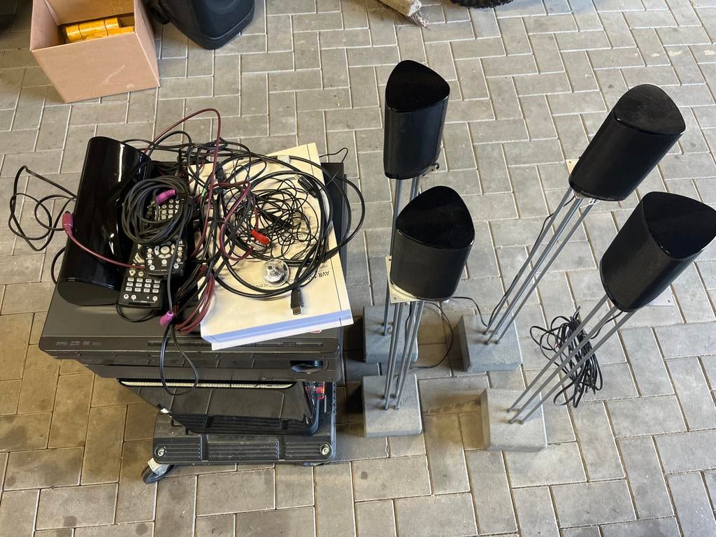 Harman/Kardon Home Cinema Set met AVR 155, Ophalen of Verzenden, Gebruikt, Overige systemen, Overige merken