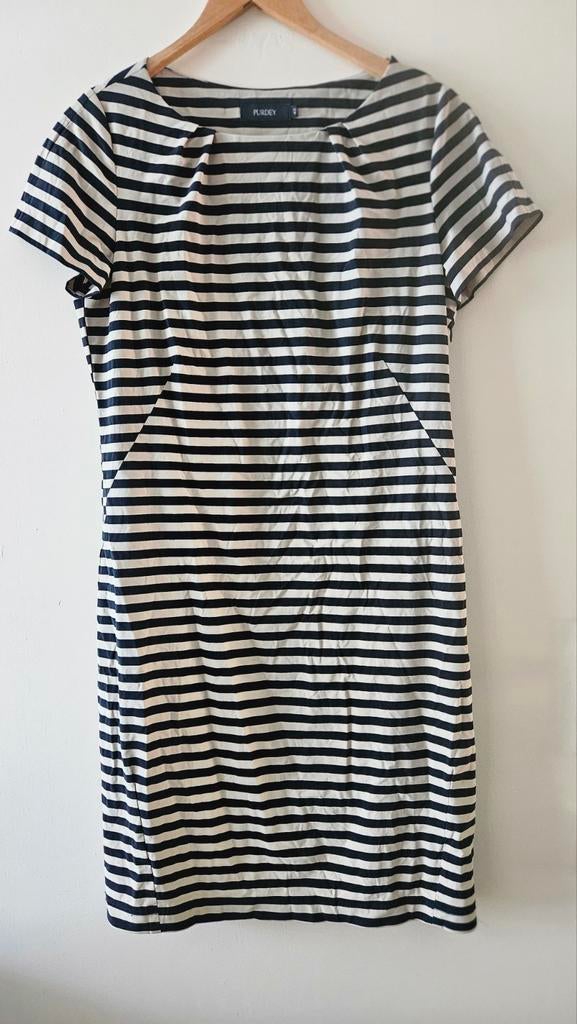 purdey jurk, Blauw, Maat 42/44 (L), Ophalen of Verzenden, Zo goed als nieuw