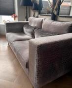 Bank croco Velvet met fauteuil MOET DEZE WEEK WEG!!, Huis en Inrichting, Gebruikt, 150 tot 200 cm, Tweepersoons, 75 tot 100 cm