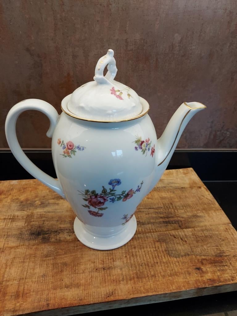 Vintage Cerabel Porseleinen Theepot met Bloemmotief, Antiek en Kunst, Ophalen of Verzenden