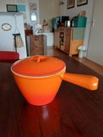 Gietijzeren fondue-/stoofpan 15cm, Ophalen of Verzenden, Gietijzer, Koekenpan of Braadpan