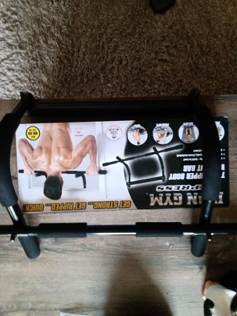 Iron Gym Express Total Upper Body Workout Bar, Ophalen of Verzenden, Nieuw, Buik, Oprekstang