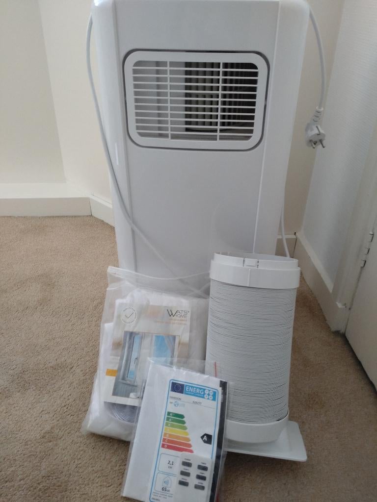 Mobiele airco Handson Bari, Ophalen, Minder dan 60 m³, Energieklasse A of zuiniger, 3 snelheden of meer