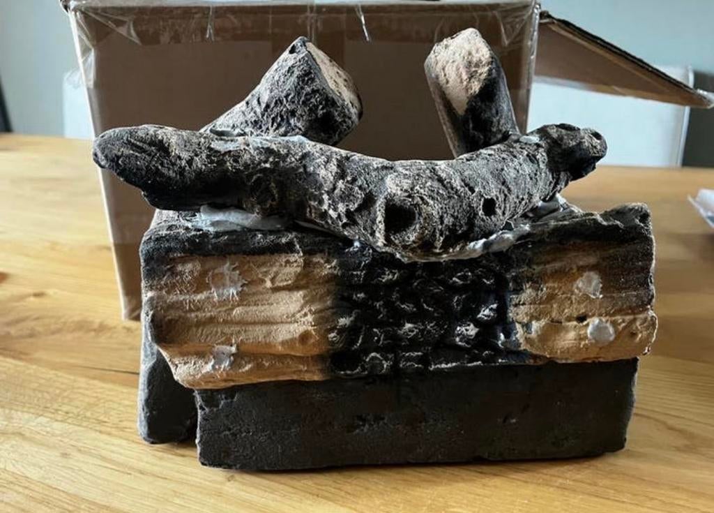 Nep houtblokken voor pallet kachel, Ophalen of Verzenden, Gebruikt, Overige soorten