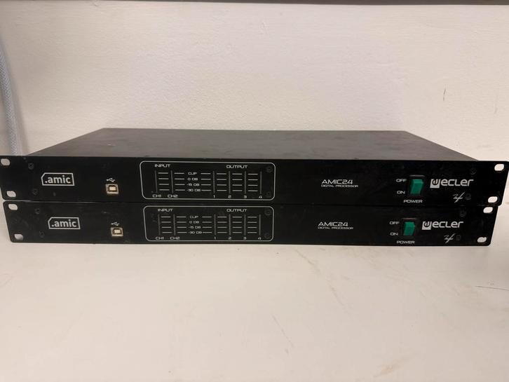 2 x Ecler Amic24 Audio Processor, Audio, Tv en Foto, Professionele Audio-, Tv- en Video-apparatuur, Gebruikt, Audio, Ophalen