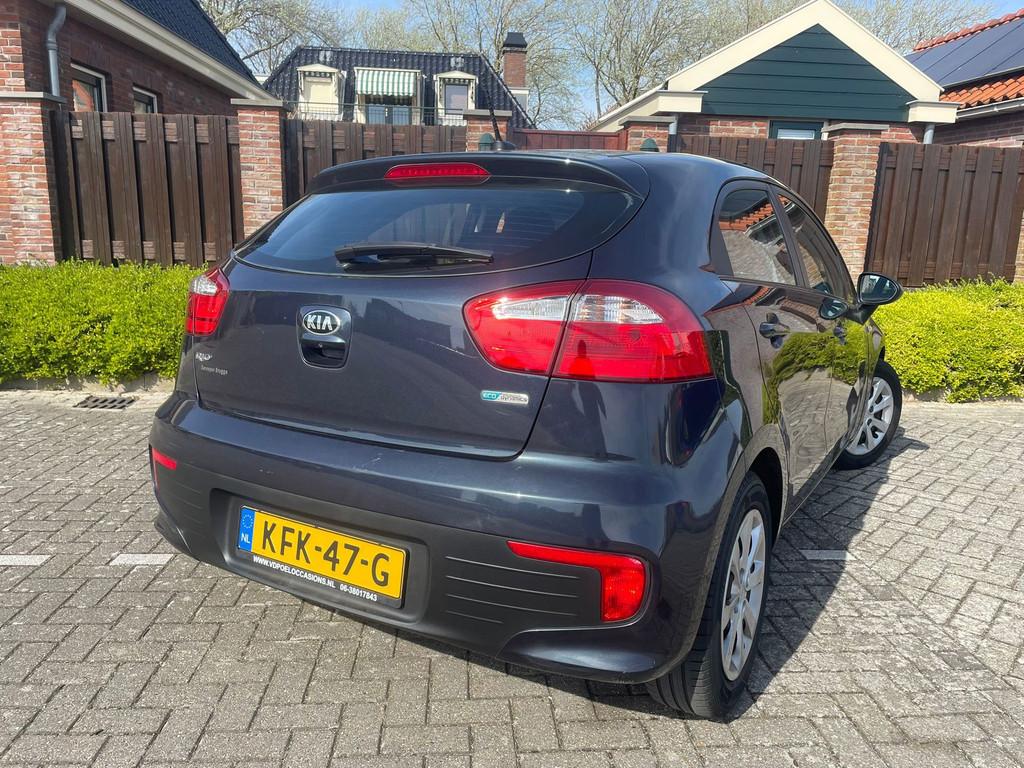 Kia Rio 1.2 CVVT DynamicLine NAVI AIRCO CAMERA BLUETOOTH NAP, 1027 kg, Gebruikt, Zwart, 4 cilinders