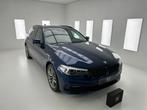BMW 5-Serie 520i 184pk Aut. 2017 Blauw, Auto's, 1998 cc, Achterwielaandrijving, 4 cilinders, 2000 kg