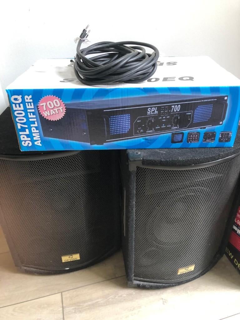 Versterker SPL700EQ Nog nieuw in doos!, Nieuw, 120 watt of meer, Stereo, Ophalen