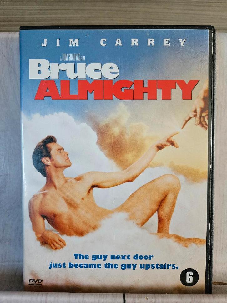 Bruce Almighty (2003)  Jim Carrey en Jennifer Aniston  – Dvd, Cd's en Dvd's, Dvd's | Komedie, Zo goed als nieuw, Overige genres