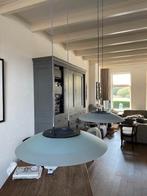 Hanglamp halogeen matglas 2 stuks, Ophalen of Verzenden, Zo goed als nieuw, Glas, 75 cm of meer