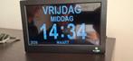 dementieklok, Huis en Inrichting, Woonaccessoires | Klokken, Ophalen, Zo goed als nieuw, Digitaal, Overige typen