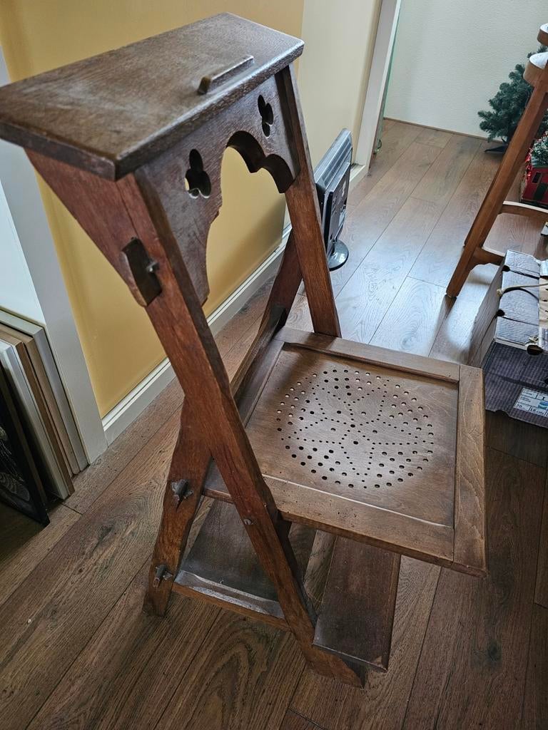 Bidstoel, Antiek en Kunst, Antiek | Meubels | Stoelen en Banken, Ophalen