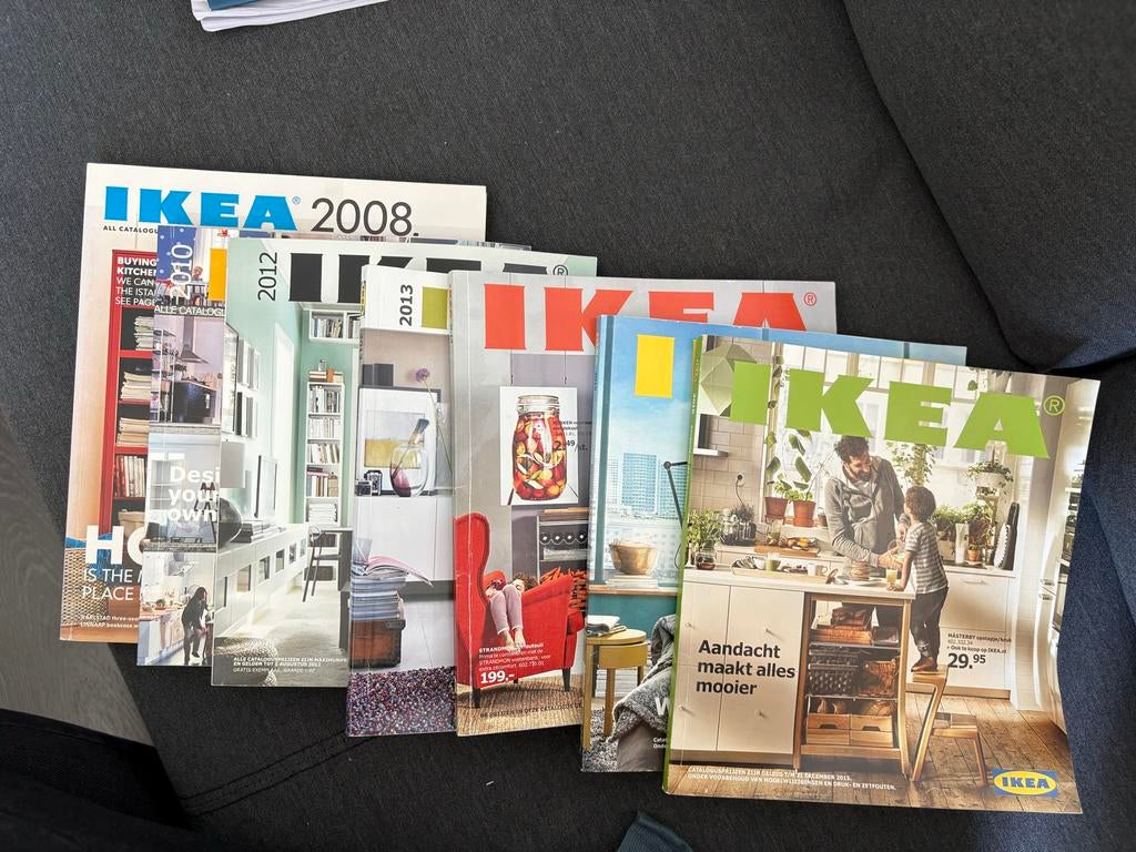 IKEA catalogus 2008 t/m 2016 - grote set mooie staat, Ophalen of Verzenden, Gelezen, Overige typen