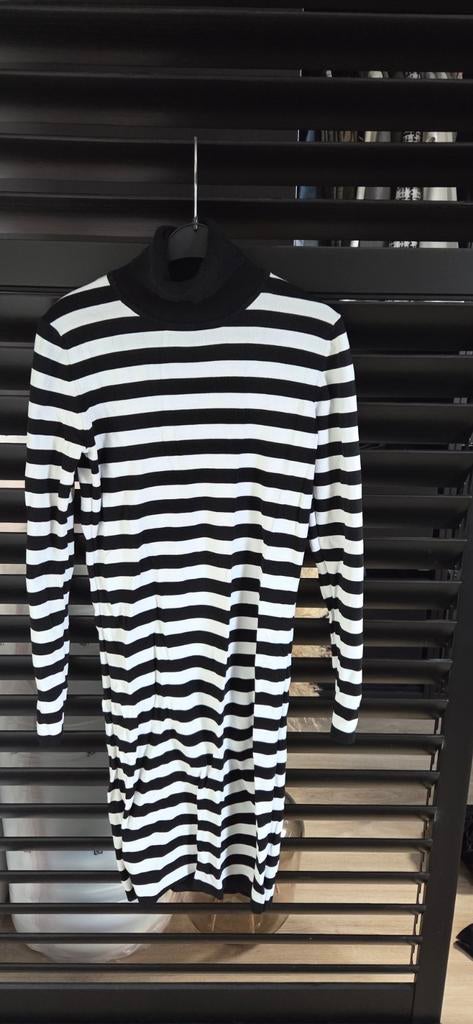 Nikkie jurk zwart wit gestreept, Ophalen of Verzenden