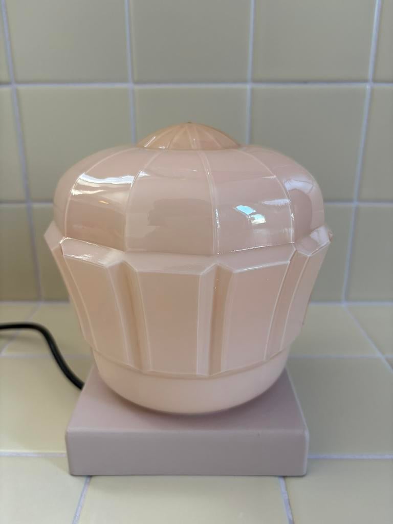 Thabur tafellamp, art deco lamp, vintage, nachtlamp, Antiek en Kunst, Antiek | Lampen, Ophalen of Verzenden